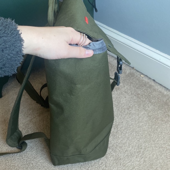 Lefrik Olive Green Scout Backpack - Picture 3 of 4